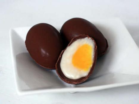 Шоколадные яйца на пасху